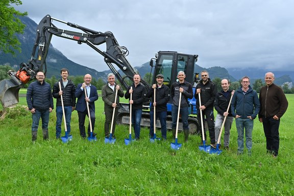 Spatenstich Bewässerung Wartau Süd